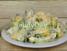 Быстрые и простые салаты с вареными яйцами