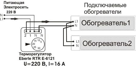 Терморегулятор для инфракрасного обогревателя виды монтаж